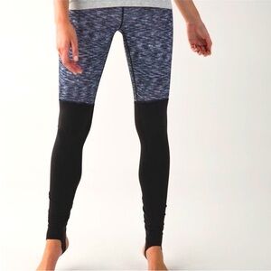 Lululemon Two Toned Stirrup Leggings 4